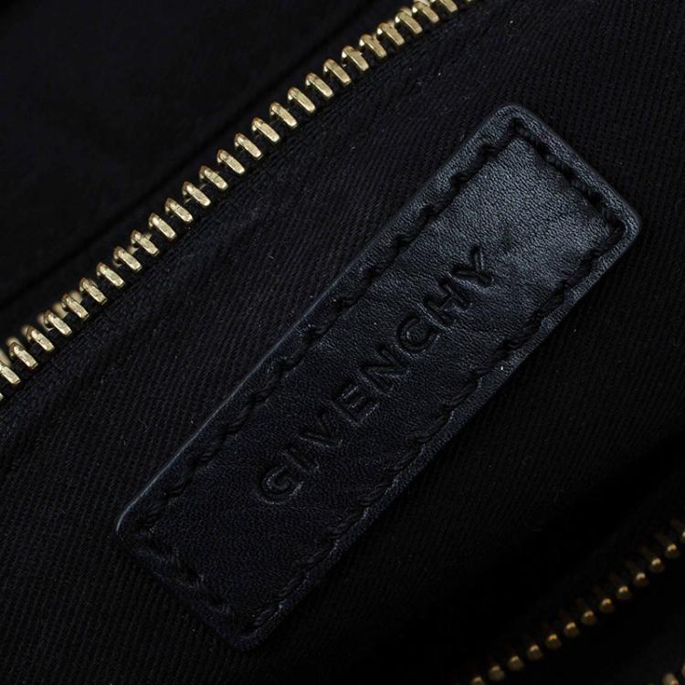 Pre Owned Givenchy Black Nylon Studded New Sacca Hobo