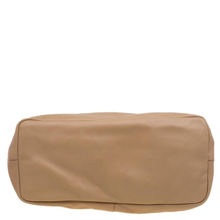Pre Owned Givenchy Tan Leather Large Antigona Shopping Tote