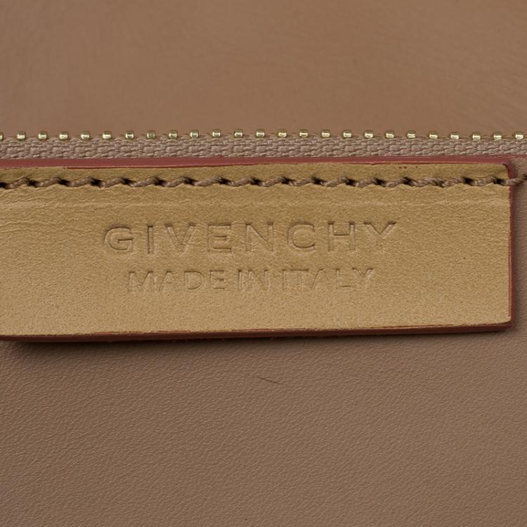 Pre Owned Givenchy Tan Leather Large Antigona Shopping Tote