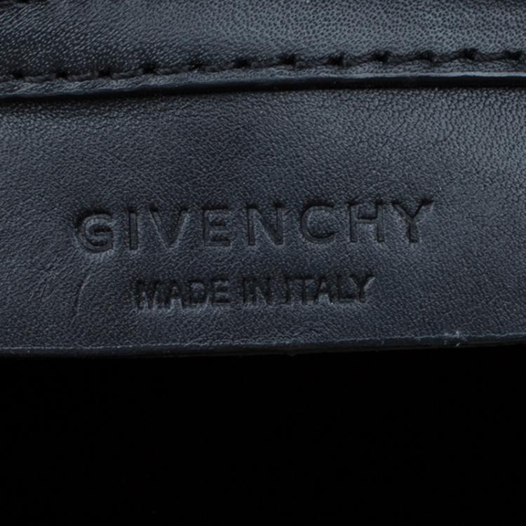 Pre Owned Givenchy Black Leather Medium Antigona Satchel