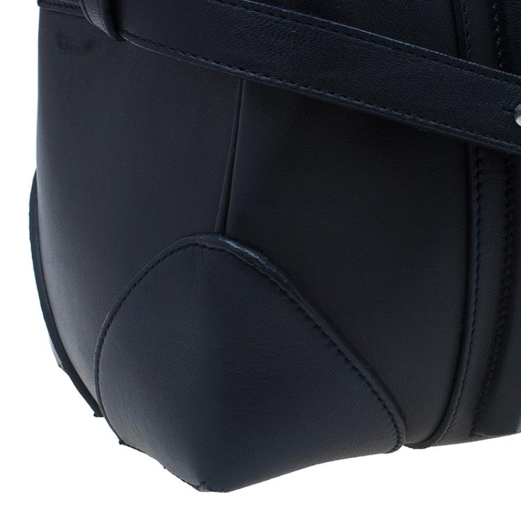 Pre Owned Givenchy Black Quilted Leather Medium Lucrezia Duffle Bag