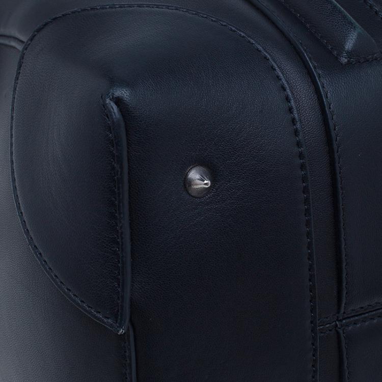 Pre Owned Givenchy Black Quilted Leather Medium Lucrezia Duffle Bag