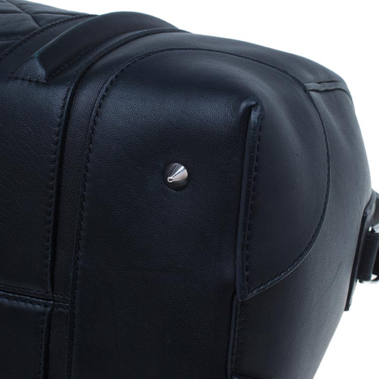 Pre Owned Givenchy Black Quilted Leather Medium Lucrezia Duffle Bag
