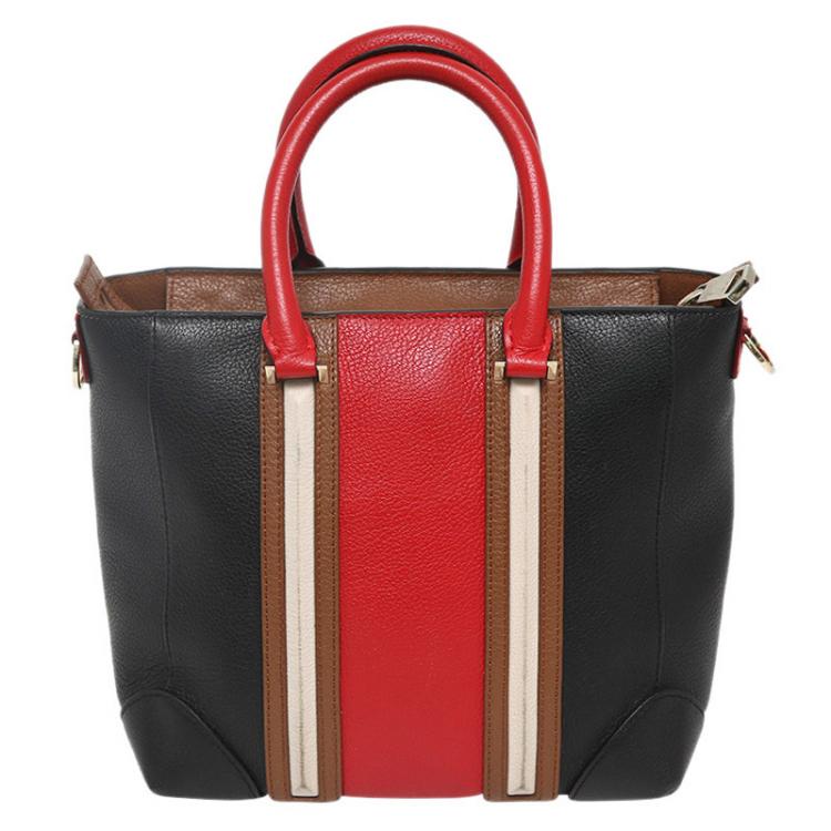 Pre Owned Givenchy Multicolor Leather Medium Lucrezia Tote
