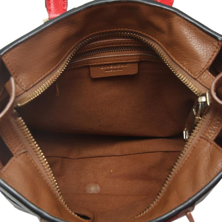 Pre Owned Givenchy Multicolor Leather Medium Lucrezia Tote