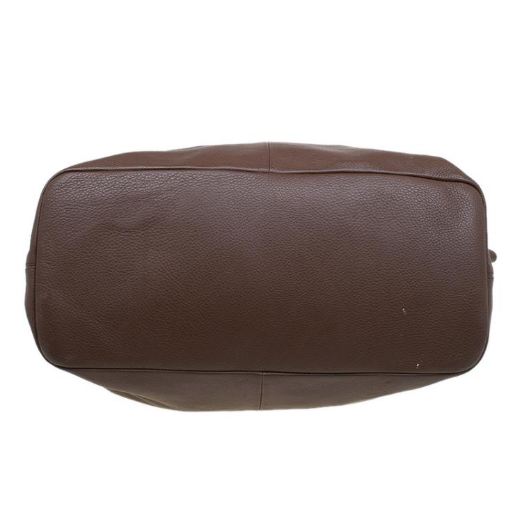 Pre Owned Givenchy Brown Leather Large Nightingale Tote