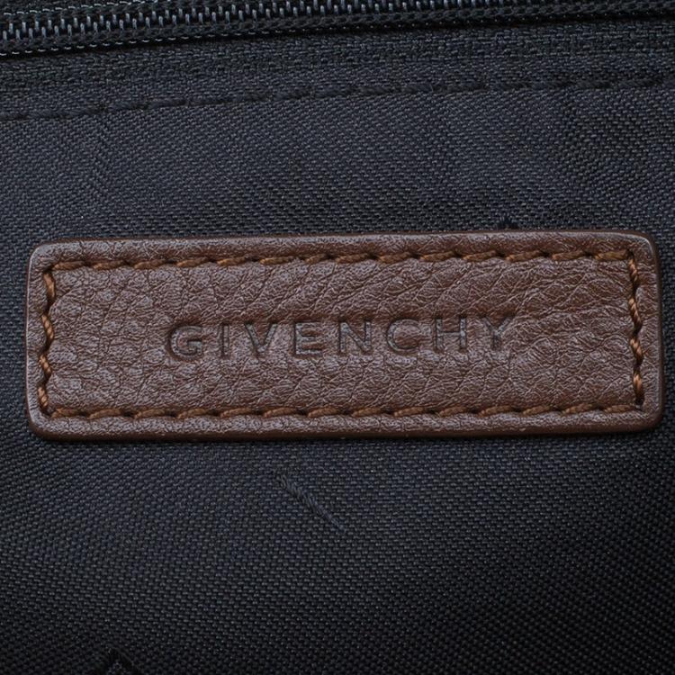 Pre Owned Givenchy Brown Leather Large Nightingale Tote