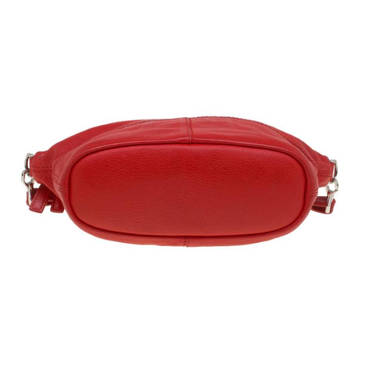 Pre Owned Givenchy Red Leather Small Nightingale Shoulder Bag