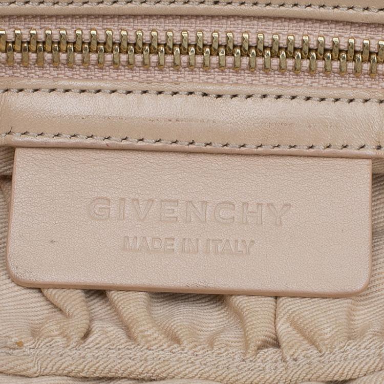 Pre Owned Givenchy Red Leather Small Nightingale Shoulder Bag
