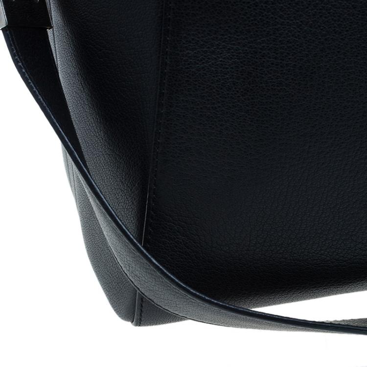 Pre Owned Givenchy Black Leather Medium Antigona Satchel