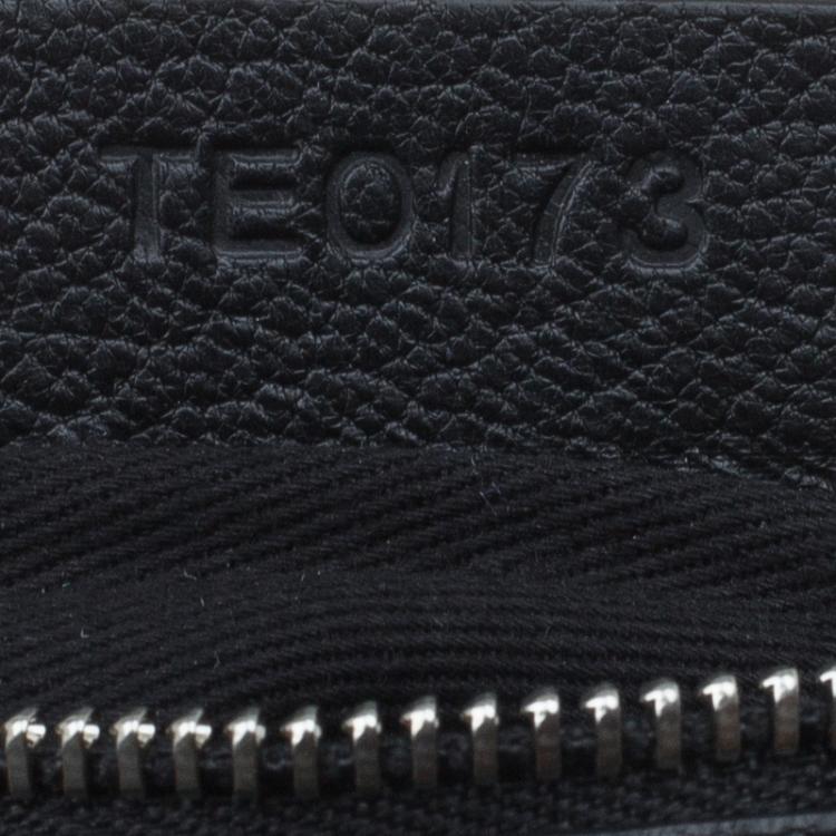 Pre Owned Givenchy Black Leather Pandora Wristlet Clutch