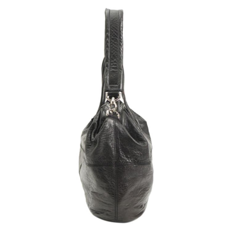 Pre Owned Givenchy Black Leather Nightingale Tote Bag
