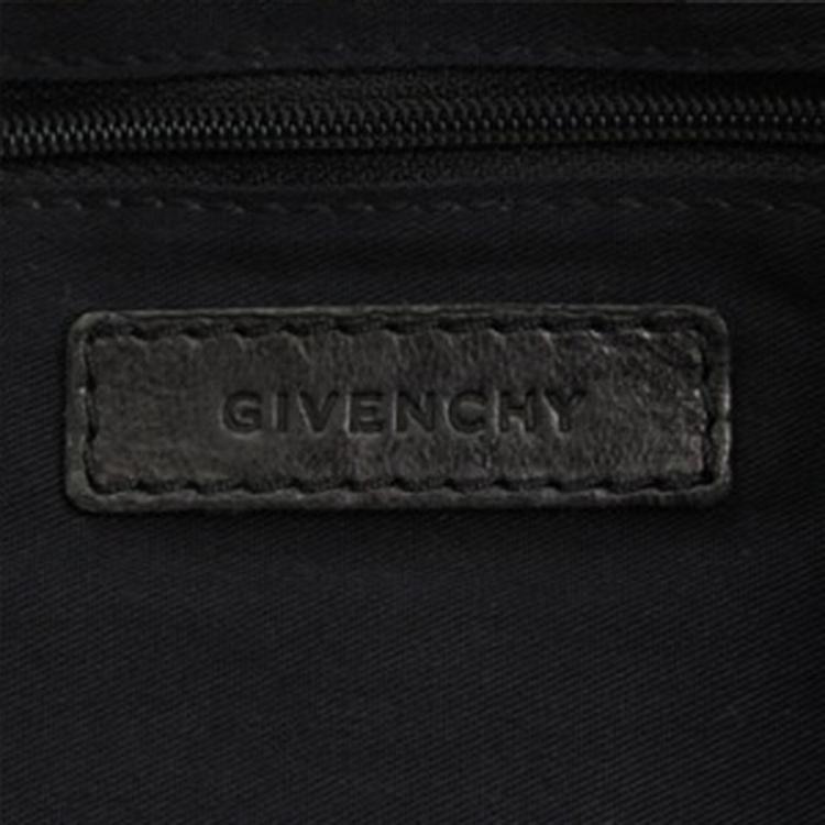Pre Owned Givenchy Black Leather Nightingale Tote Bag