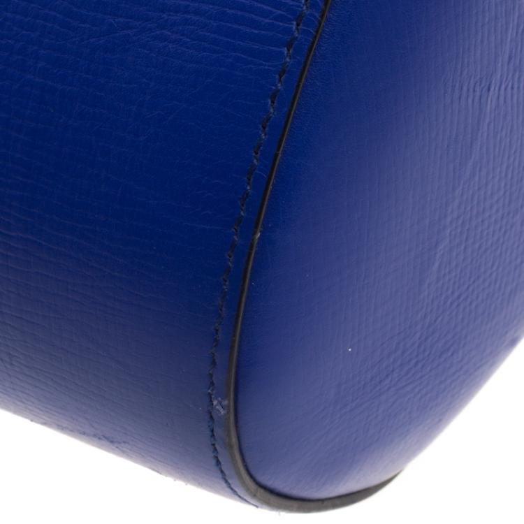 Pre Owned Givenchy Blue Leather Medium Pandora Box Bag