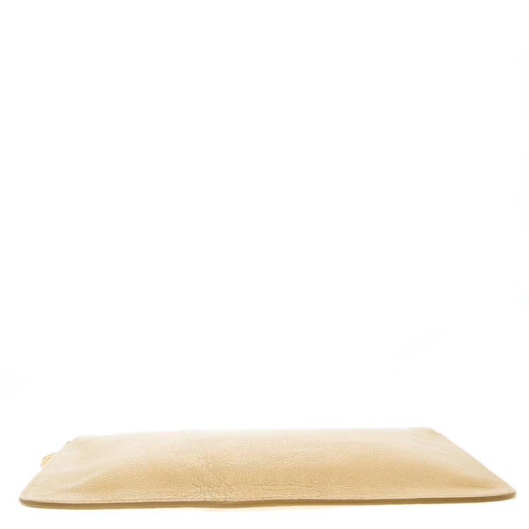 Pre Owned Givenchy Beige Leather Pouch