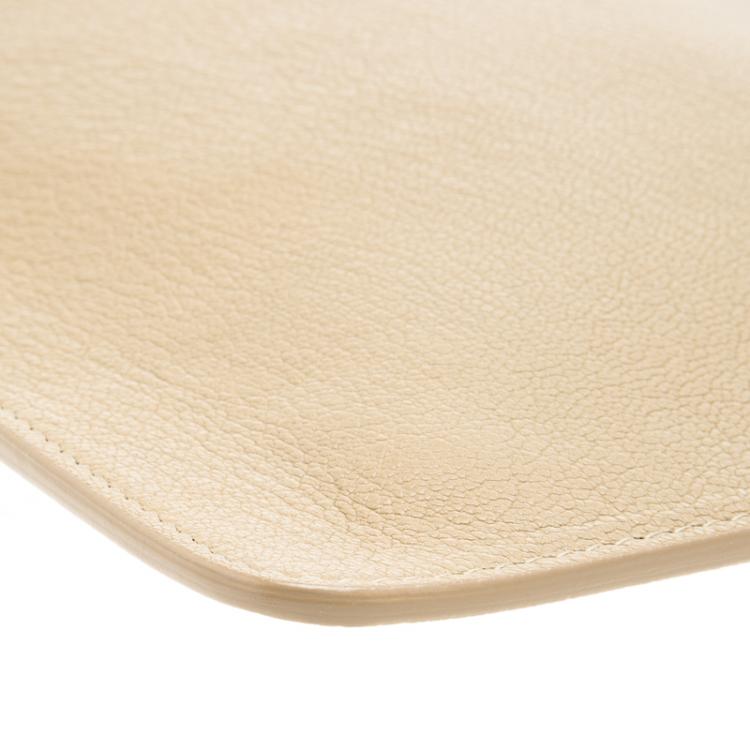 Pre Owned Givenchy Beige Leather Pouch