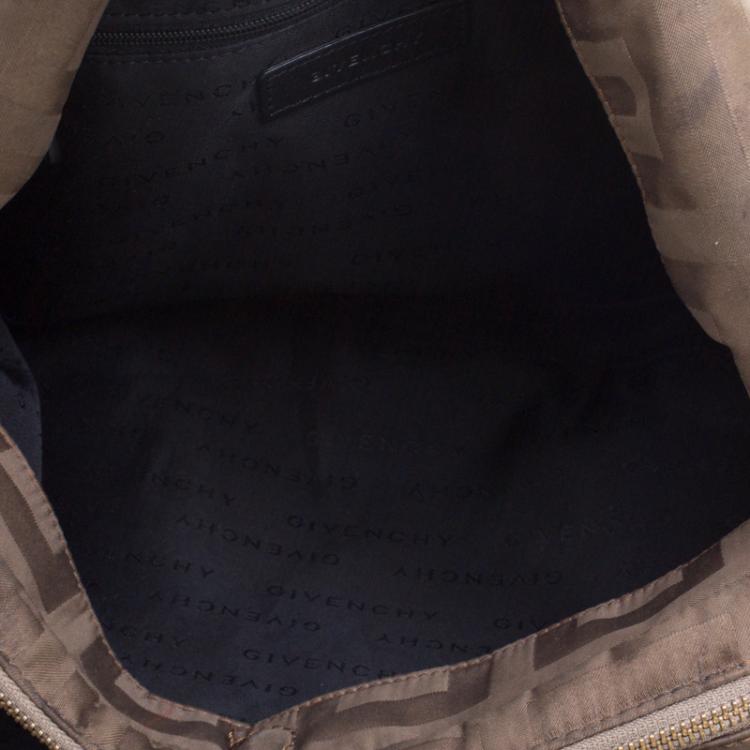 Pre Owned Givenchy Fatigue Green Fabric Hobo