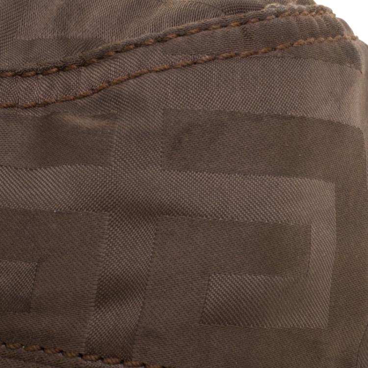 Pre Owned Givenchy Fatigue Green Fabric Hobo