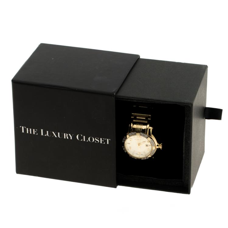 Pre Owned Givenchy Yellow Gold Stainless Steel  GV5202 Women's Wristwatch 36 mm