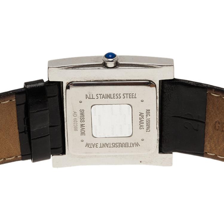 Pre Owned Givenchy Brown Stainless Steel Apsaras Women's Wristwatch 34MM