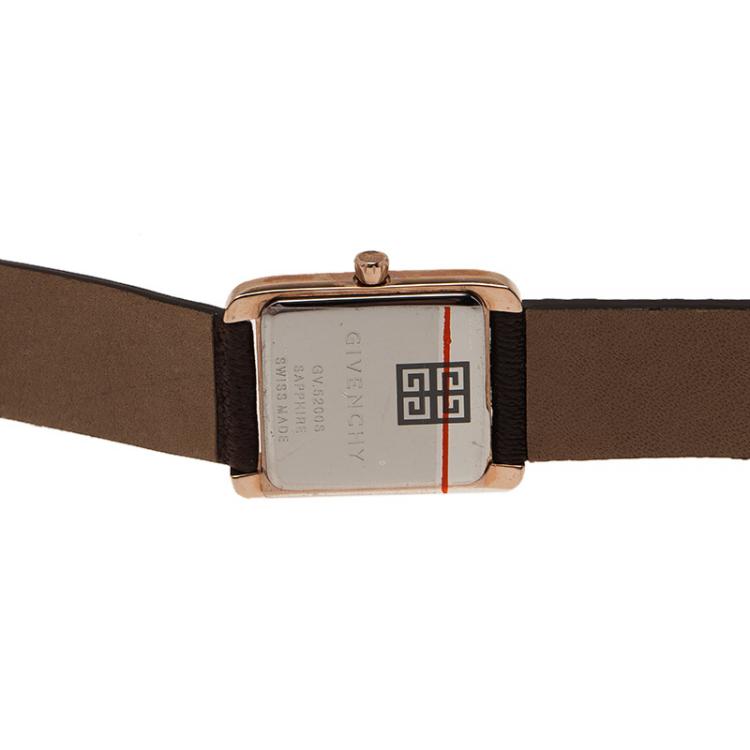 Pre Owned Givenchy Brown Stainless Steel 5200L Women's Wristwatch 22MM