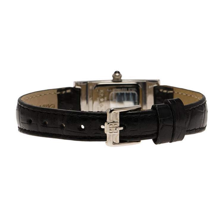 Pre Owned Givenchy Black Stainless Steel Classic Women's Wristwatch 18MM