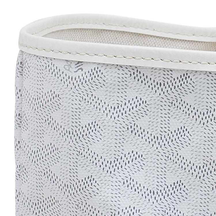 Pre Owned Goyard White Coated Canvas Saint Louis Tote