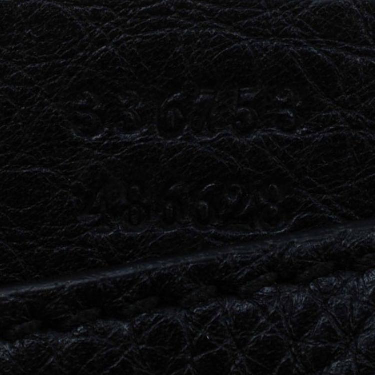 مملوكة مسبقًا Gucci Black Leather Soho Clutch