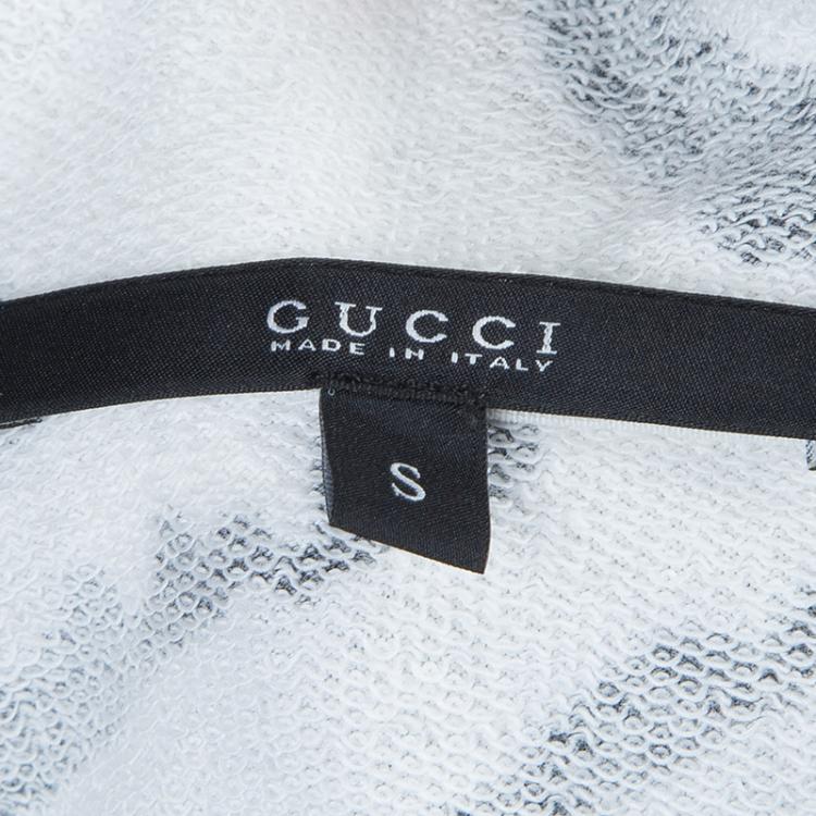 Pre Owned Gucci Multicolor Animal Print Hoodie S