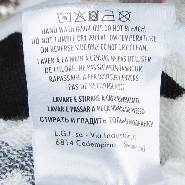 Pre Owned Gucci Multicolor Animal Print Hoodie S