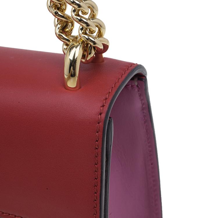 supreme red leather bag
