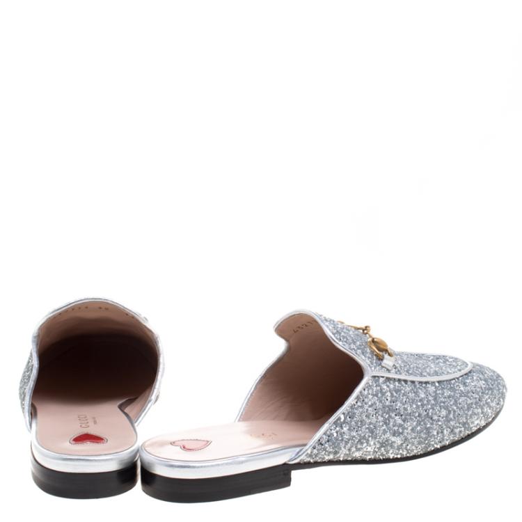 gucci glitter slides
