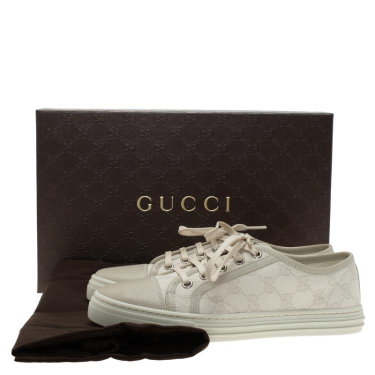 gucci women's canvas shoes