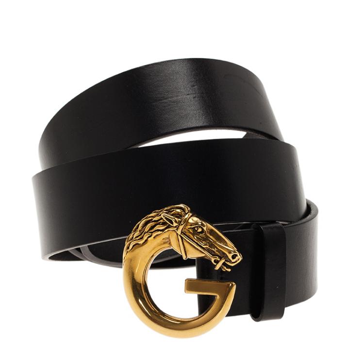 gucci horse head belt