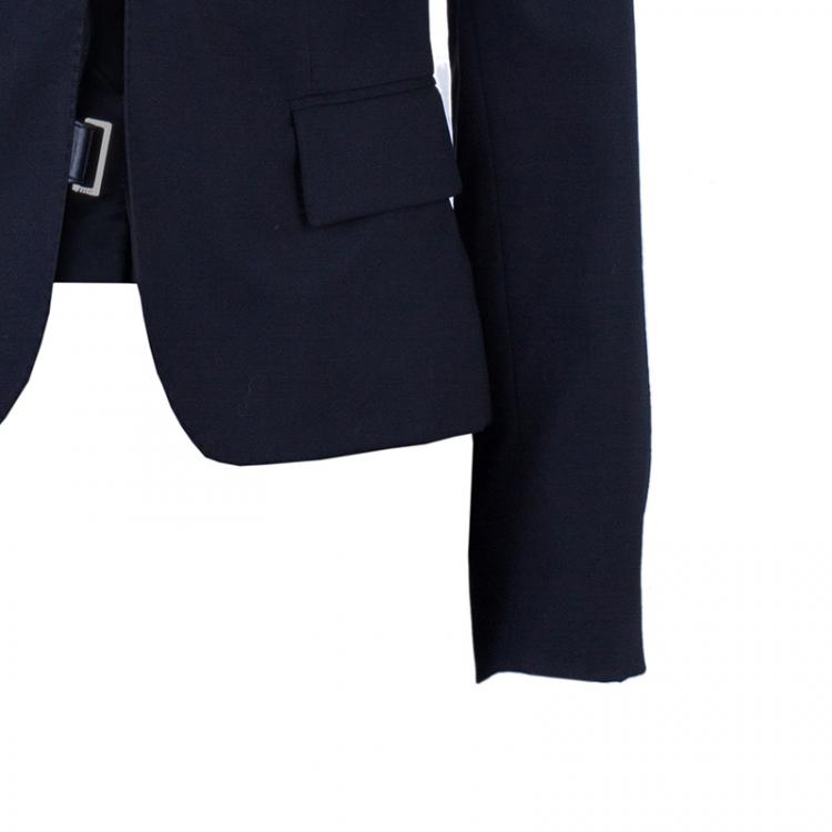 Pre Owned Gucci Black Hook Blazer Jacket S