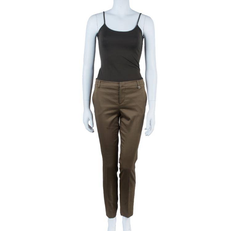 مملوكة مسبقًا Gucci Green Trousers XS