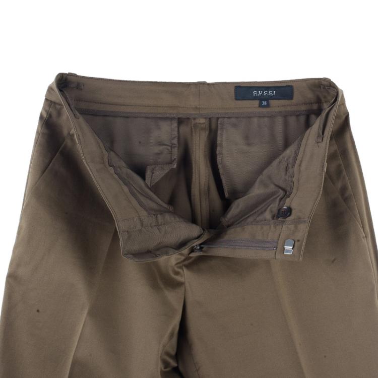 مملوكة مسبقًا Gucci Green Trousers XS