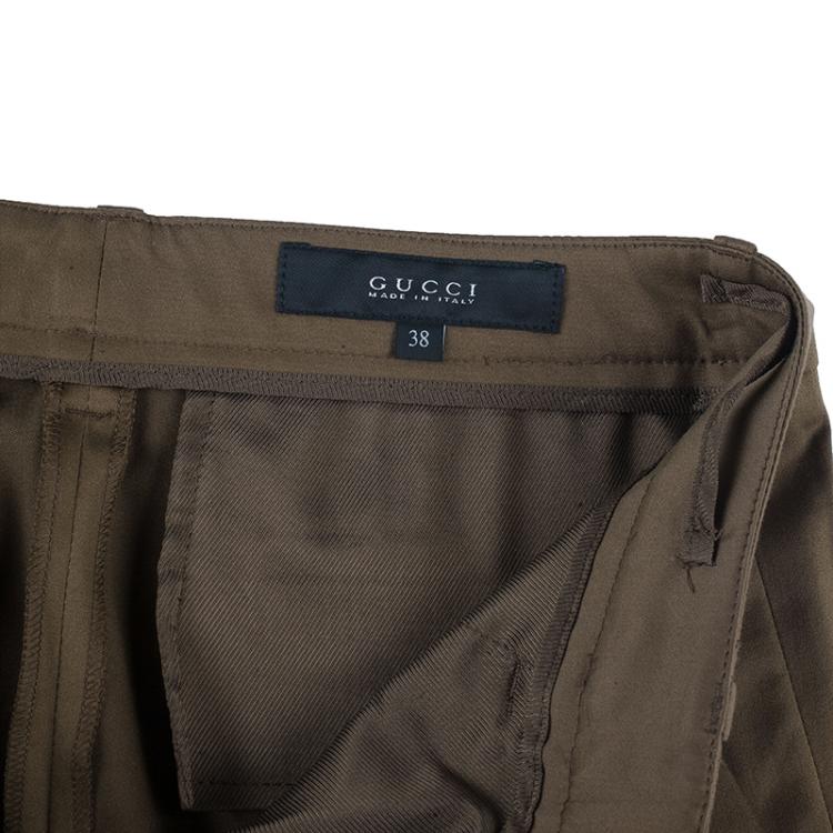 مملوكة مسبقًا Gucci Green Trousers XS