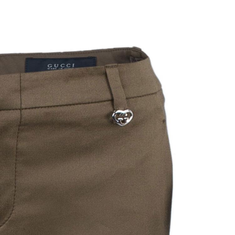 مملوكة مسبقًا Gucci Green Trousers XS