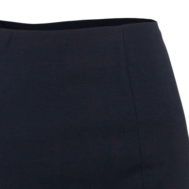 Pre Owned Gucci Black Pencil Skirt S
