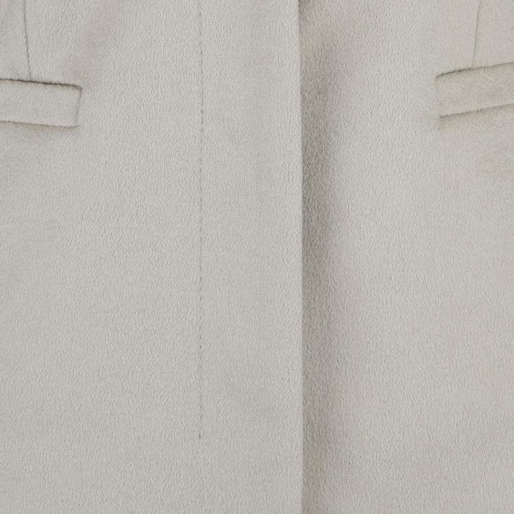 Pre Owned Gucci Beige Wool Long Coat M