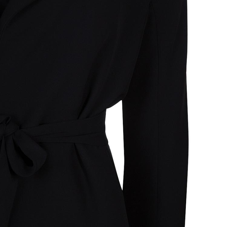 Pre Owned Gucci Black Belted Blazer L