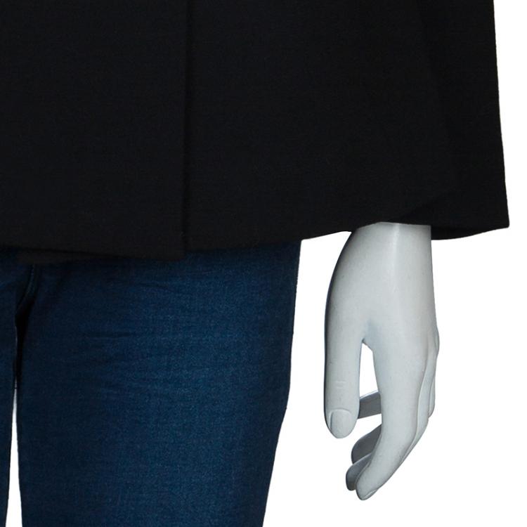 Pre Owned Gucci Black Double Breasted Wool Jacket M