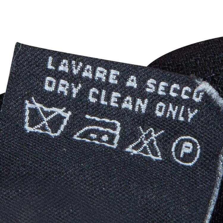 Pre Owned Gucci Black Double Breasted Wool Jacket M