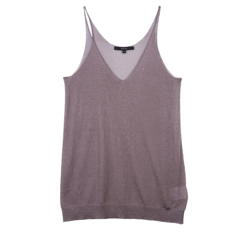 Pre Owned Gucci Shimmer Sleeveless Top S