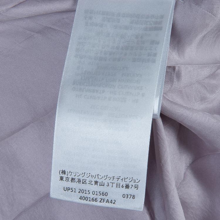 Pre Owned Gucci Lavender Pleated Skirt S