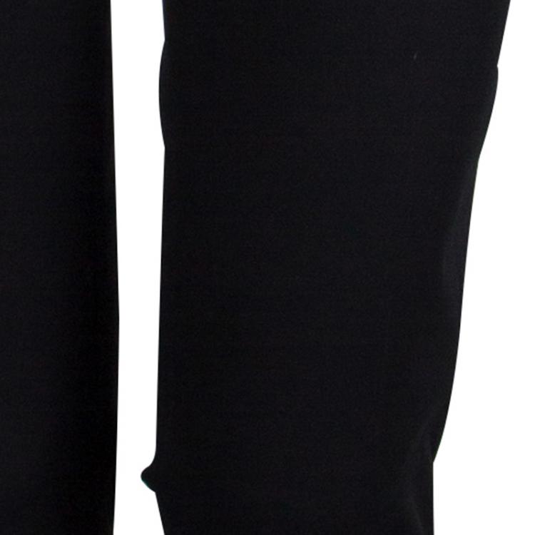 Pre Owned Gucci Black Straight Fit Cotton Trousers S