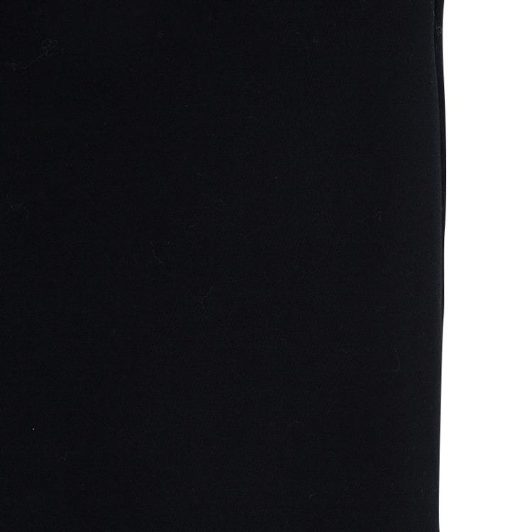 Pre Owned Gucci Black Frill Hem Trousers S
