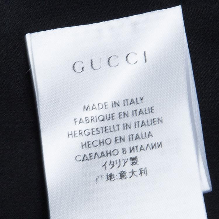 Pre Owned Gucci Beige Leopard Print Double Breasted Wool Coat S