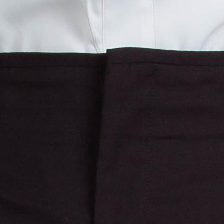 Pre Owned Gucci Burgundy High Waist Pleat Detail Wide Leg Trousers M